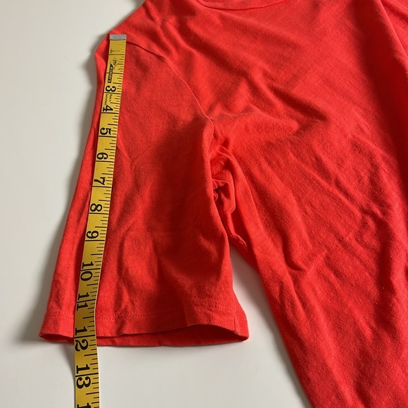 Eileen Fisher Dark Orange Half Sleeves top with flattering seam in back- Large - Picture 9 of 10